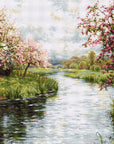 Cross Stitch Kit Luca - S - Spring Landscape, B545 - Luca - S Yarns