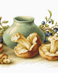Cross Stitch Kit Luca - S - Still Life with Mushrooms, B2247 - Luca - S Yarns