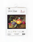Cross Stitch Kit Luca - S - Still life with peach and grapes, B593 - Luca - S Yarns