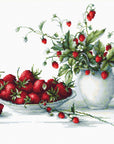 Cross Stitch Kit Luca - S - Strawberries, B2277 - Luca - S Yarns