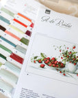 Cross Stitch Kit Luca - S - Strawberries, B2277 - Luca - S Yarns