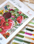Cross Stitch Kit Luca - S - Summer Flowers, B2366 - Luca - S Yarns