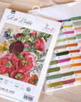 Cross Stitch Kit Luca - S - Summer Flowers, B2366 - Luca - S Yarns