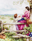 Cross Stitch Kit Luca - S - Summer Flowers, B562 - Luca - S Yarns