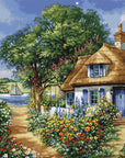 Cross Stitch Kit Luca - S - Summer landscape, BU5000 - Luca - S Yarns