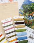 Cross Stitch Kit Luca - S - Summer landscape, BU5000 - Luca - S Yarns