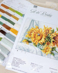 Cross Stitch Kit Luca - S - Sunflowers, B2264 - Luca - S Yarns