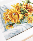 Cross Stitch Kit Luca - S - Sunflowers, B2264 - Luca - S Yarns