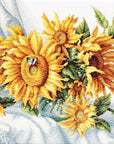 Cross Stitch Kit Luca - S - Sunflowers, B2264 - Luca - S Yarns