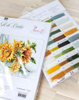 Cross Stitch Kit Luca - S - Sunflowers, B2264 - Luca - S Yarns