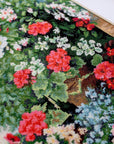 Cross Stitch Kit Luca - S - Terrace with flowers, BU4017 - Luca - S Yarns