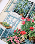 Cross Stitch Kit Luca - S - Terrace with flowers, BU4017 - Luca - S Yarns