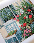 Cross Stitch Kit Luca - S - Terrace with flowers, BU4017 - Luca - S Yarns