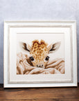 Cross Stitch Kit Luca - S - The Baby Giraffe, B2425 - Luca - S Yarns