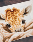 Cross Stitch Kit Luca - S - The Baby Giraffe, B2425 - Luca - S Yarns