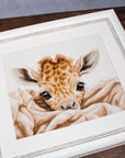 Cross Stitch Kit Luca - S - The Baby Giraffe, B2425 - Luca - S Yarns
