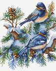 Cross Stitch Kit Luca - S - The Birds - Winter, B2418 - Luca - S Yarns