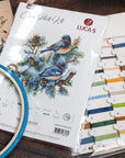 Cross Stitch Kit Luca - S - The Birds - Winter, B2418 - Luca - S Yarns