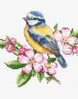 Cross Stitch Kit Luca - S - The blue tit, B1195 - Luca - S Yarns