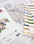 Cross Stitch Kit Luca - S - The blue tit, B1195 - Luca - S Yarns