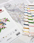 Cross Stitch Kit Luca - S - The blue tit, B1195 - Luca - S Yarns