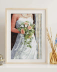 Cross Stitch Kit Luca - S - The Bride, BU5023 - Luca - S Yarns