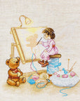 Cross Stitch Kit Luca - S - The cross stitch fairy B1130 - Luca - S Yarns