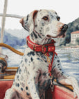 Cross Stitch Kit Luca - S - The Dalmatian on Lake Como, BU5039 - Luca - S Yarns
