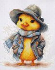 Cross Stitch Kit Luca - S - The Detective Duck, B1416 - Luca - S Yarns