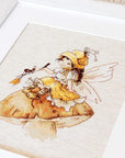 Cross Stitch Kit Luca - S - The fairy with mushrooms, B1109 - Luca - S Yarns