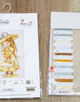 Cross Stitch Kit Luca - S - The girl with a bear, B1103 - Luca - S Yarns