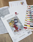 Cross Stitch Kit Luca - S - The Girl With Gifts, BU5018 - Luca - S Yarns