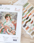 Cross Stitch Kit Luca - S - The girl with the roses, B553 - Luca - S Yarns