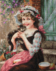 Cross Stitch Kit Luca - S - The Little Kitty, B538 - Luca - S Yarns