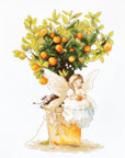 Cross Stitch Kit Luca - S - The orange tree fairy, B1112 - Luca - S Yarns