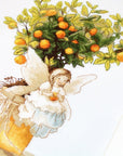 Cross Stitch Kit Luca - S - The orange tree fairy, B1112 - Luca - S Yarns