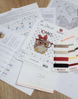 Cross Stitch Kit Luca - S - The Owl With Glasses, B1403 - Luca - S Yarns