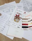 Cross Stitch Kit Luca - S - The Owl With Glasses, B1403 - Luca - S Yarns