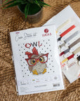 Cross Stitch Kit Luca - S - The Owl With Glasses, B1403 - Luca - S Yarns
