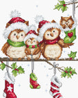 Cross Stitch Kit Luca - S - The Owls, B1186 - Luca - S Yarns