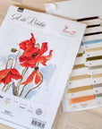 Cross Stitch Kit Luca - S - The Poppies, B2374 - Luca - S Yarns
