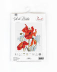 Cross Stitch Kit Luca - S - The Poppies, B2374 - Luca - S Yarns