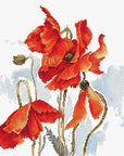 Cross Stitch Kit Luca - S - The Poppies, B2374 - Luca - S Yarns