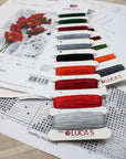 Cross Stitch Kit Luca - S - The Poppies, B7014 - Luca - S Yarns
