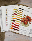Cross Stitch Kit Luca - S - The Splendor of Summer Poppies, B7042 - Luca - S Yarns