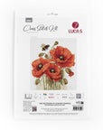 Cross Stitch Kit Luca - S - The Splendor of Summer Poppies, B7042 - Luca - S Yarns