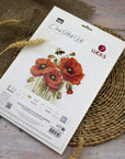 Cross Stitch Kit Luca - S - The Splendor of Summer Poppies, B7042 - Luca - S Yarns
