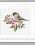 Cross Stitch Kit Luca - S - The tit on the branch, B1194 - Luca - S Yarns