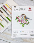 Cross Stitch Kit Luca - S - The tit on the branch, B1194 - Luca - S Yarns