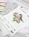 Cross Stitch Kit Luca - S - The tit on the branch, B1194 - Luca - S Yarns